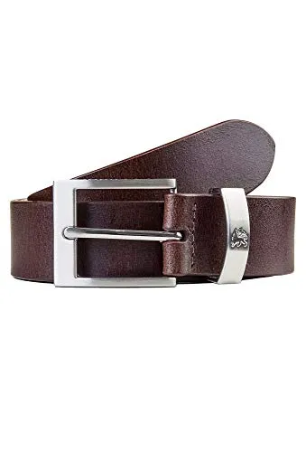 LERROS Ledergürtel braun 110 cm - Hochwertiger Gürtel aus 100% Leder in elegantem Dunkelbraun, ideal für jeden Anlass und langlebig im Einsatz.
