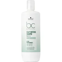 Schwarzkopf Bonacure Scalp Care Soothing Shampoo 1000 ml - Sanftes Shampoo für empfindliche Kopfhaut, beruhigt und pflegt mit veganer Formel. Ideal für trockene Kopfhaut, verbessert die Haarstruktur und sorgt für Geschmeidigkeit.
