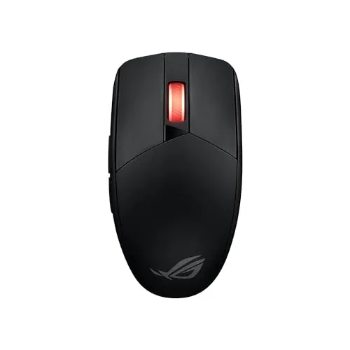 ASUS ROG Strix Impact III Wireless Gaming-Maus schwarz - 36.000 dpi optischer Sensor, kabellos mit 2,4-GHz-Funk und Bluetooth, ideal für präzises Gaming