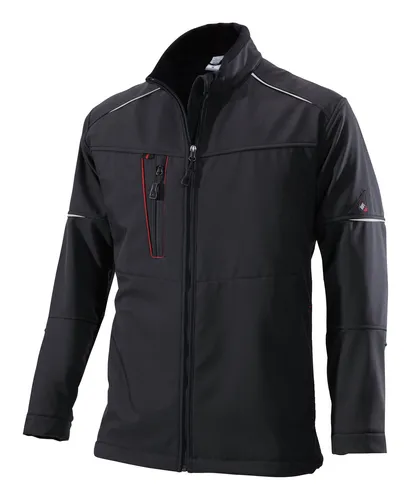 BP Softshelljacke 1868 - Größe M, schwarz - Funktionsjacke für optimale Bewegungsfreiheit und Wetterschutz, ideal für Outdoor-Aktivitäten und Sport.