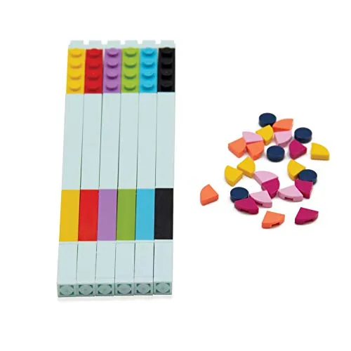 iQ LEGO DOTS Gelschreiber-Set, DIY-Bastelset für Kinder, ein tolles Geburtstagsgeschenk für Kinder, die kreatives Spielzeug und hausgemachte Bastelsets lieben, 6 Stück