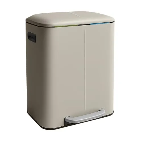 Mülleimer Mülltrennsystem Doppelmülleimer - Praktischer Doppelmülleimer für die Küche mit 2 Fächern zur einfachen Mülltrennung. Ideal für umweltbewusste Haushalte!