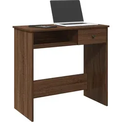vidaXL Schreibtisch Braun Eichen-Optik 80x40x75 cm - Schreibtisch aus robustem Holzwerkstoff mit großer Arbeitsfläche, ideal für Home Office oder Studierzimmer. Langlebig und stilvoll, passt zu jedem Einrichtungsstil.