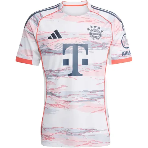 ADIDAS Herren Trikot FC Bayern München 25/26 Auswärts - Auffälliges Auswärtstrikot mit inspirierendem Print, feuchtigkeitsabsorbierender AEROREADY Technologie für optimalen Komfort und aufgesticktem Vereinslogo – perfekt für echte Fans!