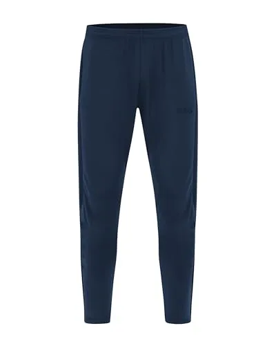 JAKO Power Trainingshose blau, S Herren - Sportliche Trainingshose mit Reißverschluss am Beinabschluss, ideal für aktive Herren, die Wert auf Komfort und Funktionalität legen.
