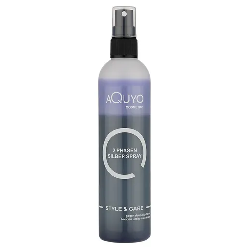 Style & Care 2 Phasen Silber Spray Anti Gelbstich für blondes und graues Haar | Conditioner