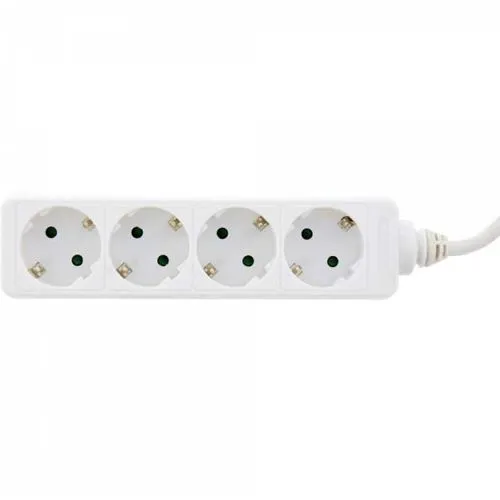 1.50m InLine Steckdosenleiste Weiß 4 (16441F)