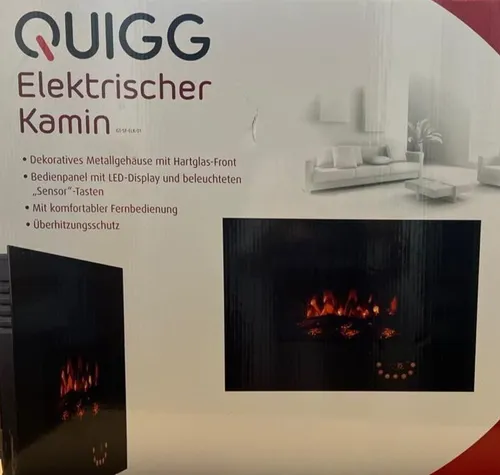 QUIGG Elektrischer Kamin GT-SF-ELK-01 von QUIGG