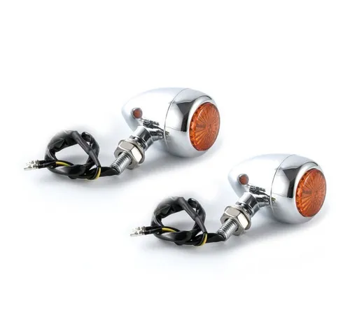 Lumitecs Blinker LED Blinker Motorrad RV369 - LED Blinker für Chopper Motorräder mit E-Zulassung, nahezu unsichtbar integriert für eine cleane Optik und starke Leuchtkraft bei Tag. Hochwertiges Aluminiumgehäuse, ideal für alle 12V Motorräder.