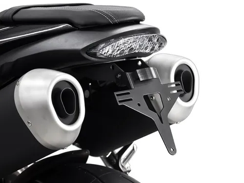 ZIEGER Kennzeichenhalter für Triumph Speed Triple 1050 R - Robuster Kennzeichenhalter für Triumph Speed Triple 1050 R, verstellbar und ohne TÜV-Eintragung. Ideal für sportliche Optik und einfache Montage.