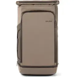 Salzen Rucksack Triplete L Fabric Hammada Brown - Rucksack mit 32-37 Litern Volumen, ultraleicht und mit RFID-Schutz für sichere Aufbewahrung von Wertsachen. Ideal für Reisen und den Alltag.