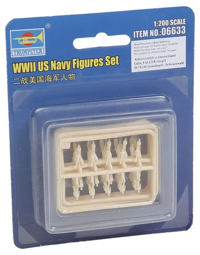 Trumpeter 756633 1/200 WWII US Navy Figuren