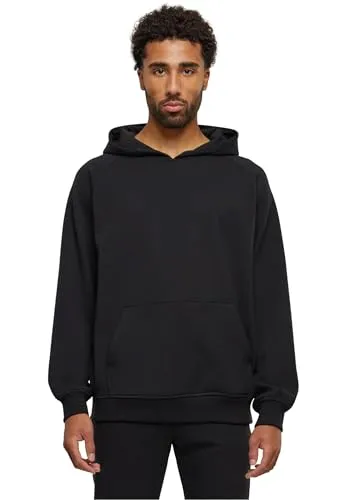 URBAN CLASSICS Kapuzenpullover Cosy Raglan Hoody schwarz XL - Herren-Sweatshirts, bequemer Kapuzenpullover aus 95% Baumwolle für optimalen Tragekomfort und lässigen Stil.