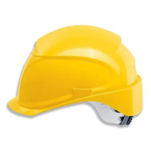 Uvex Schutzhelm airwing B-S-WR 9762131 gelb mit Lüftungen (52 - 61 cm) (9762131)