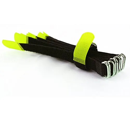 Klettkabelbinder Metallöse in gelb von Goodymax