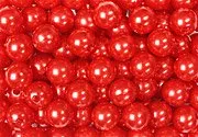 Perlkopf - Deco - Nadeln Ø 10mm x 60mm mit Euro-Lochung, Inhalt: 50stk. Farbe: Rot/Red