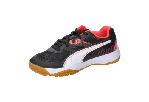 PUMA Jungen Unisex Kinder Solarflash Jr II Indoor Court Shoe - Hallenschuhe für Jungen mit Ventair-Mesh für optimale Atmungsaktivität, leicht und stabil für perfekte Traktion und Komfort beim Spielen.