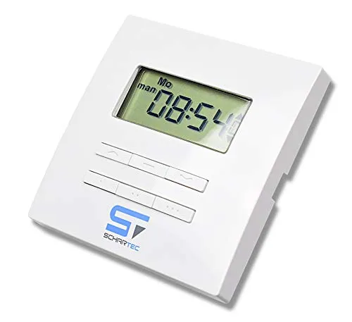 Funk-Zeitschaltuhr Schartec Time F - Automatisierungstechnik: Kabellose Rolladensteuerung mit einfacher Handhabung und schlankem Design für individuelle Timer-Funktionen.
