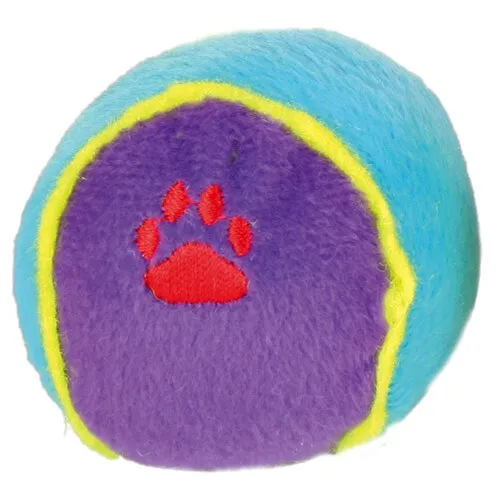 Trixie Zubehör Hundehaltung Spielball, Kurzhaar-Plüsch bunt, Durchm. 6 cm
