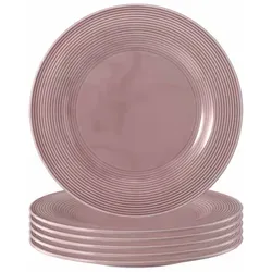 Seltmann Weiden Beat Color Glaze Speiseteller 6er Set in pink von Seltmann Weiden
