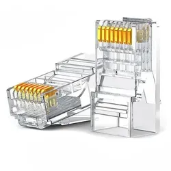 Steckerspitze Rj45 8p8c Cat 6 Transparent Set À 10 Stk