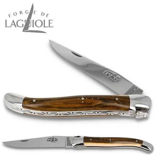 Forge De Laguiole Taschenmesser mit Pistazienholzgriff von Forge de Laguiole