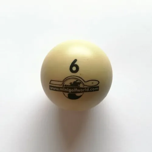 Minigolfball Nr. 6, Spezialball für Hobbyspieler