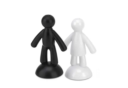 Umbra Salz- / Pfefferstreuer Umbra Buddy Salz- und Pfefferstreuer Set, (Salz & Pfeffer, 2-tlg), magnetisch verbunden