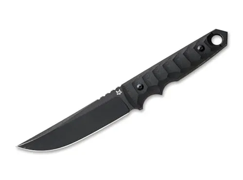 FOX-Knives 02FX744 Unisex – Erwachsene Ryu Tactical Tanto G10 Black feststehendes Messer, Schwarz, 27 cm