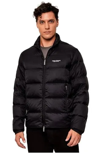 Armani Exchange Xm001575_af16927 Daunenjacke Schwarz 2XL - Funktionsjacken mit gestepptem Design und warmer Daunenfüllung, perfekt für kalte Tage und stilbewusste Männer.