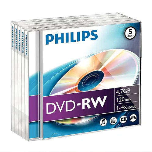 Philips DVD-RW 5er Jewel Case