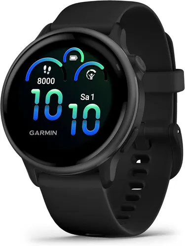 Garmin Fitness Smartwatch AMOLED GPS Sportuhr f�r Android iOS