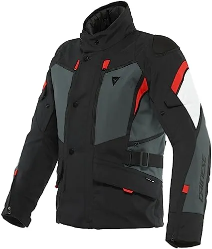Dainese Carve Master 3 Gore-Tex Motorrad Textiljacke, schwarz/grau/rot, 60