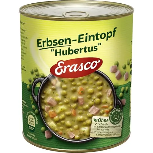 Erasco Fertiggericht Erbsen-Eintopf Hubertus, 800g