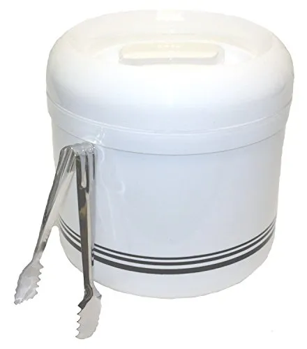 TAMLED Eiswürfelbehälter 4,0 l - mit Zange und Abtropfgitter - 4 teiliges Sparset