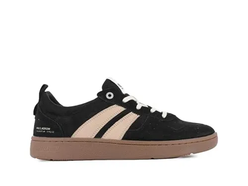 Palladium Unisex Pallacup Flame Og Sneaker, Schwarz/Cremiger Sand, 41 EU - Herren-Sneaker aus 100% Leder, stylisch und robust für jeden Anlass.
