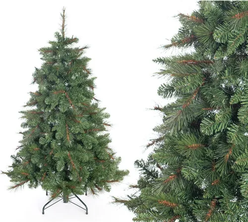 Evergreen Classics Künstlicher Weihnachtsbaum Mesa Fichte, 210 cm - Künstlicher Weihnachtsbaum in Fichtenoptik, nadelfrei und langlebig. Ideal für festliche Dekorationen, einfach aufzubauen mit stabilem Metallständer.