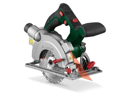 PARKSIDE 20 V Akku Handkreissäge PHKSA 20 Li B3 - Akku-Handkreissäge mit 20 V Lithium-Ionen-Technologie im praktischen Koffer, ideal für kabelloses Arbeiten und präzise Schnitte.