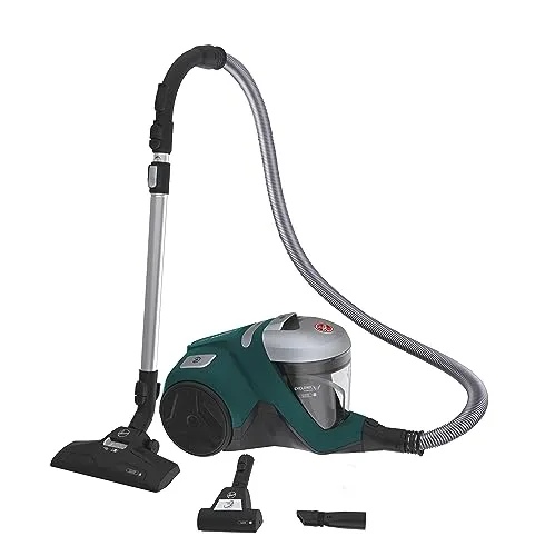 Hoover H-POWER 300 HP330ALG 011 - Beutelloser Bodenstaubsauger mit 2L Behälter, leistungsstark und ideal für Allergiker und Haustierbesitzer