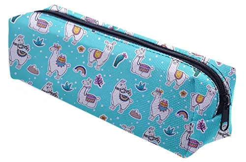 Mäppchen Federtasche Schlamperbox Federmäppchen Schüleretui Stiftemappe Llama [008]