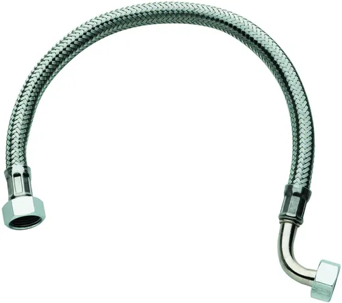 GROHE Anschlussschlauch 300 mm, flexibel und chrom - Zubehör & Accessoires, ideal für einfache und flexible Wasseranschlüsse in Bad und Küche.