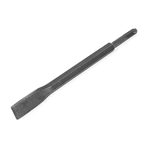 EBERTH Meißel Flachmeißel aus Hartmetall mit SDS Plus Bohrerschaft, Gesamtlänge 245mm, Durchmesser 15mm, universeller SDS Meissel für Abbruch- und Durchbrucharbeiten, Profi Meißel