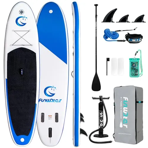 FunWater Aufblasbares Stand Up Paddle Board mit Zubehör von FunWater