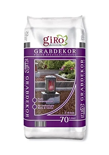 GIRO Premium Grabdekor Pinienrinde 2-8 mm 70 Ltr