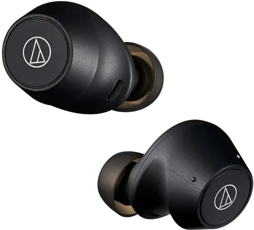 Audio-Technica ATH-CKS30TW+ BK True Wireless In-Ear Kopfhörer - Kopfhörer mit Active Noise Cancelling, bis zu 17,5 Stunden Akkulaufzeit und IP55 Schutz für optimalen Komfort und Klanggenuss.