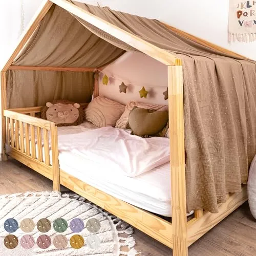 lilimaus Hausbett Himmel mit Gold Applikation von lilimaus