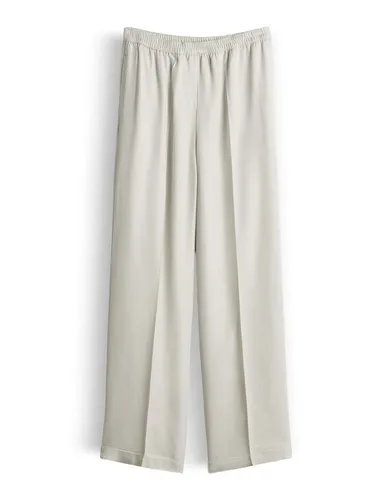 someday 5-Pocket-Hose mit schimmernder Oberfläche - Moderne 5-Pocket-Hose mit geradem Beinverlauf und elastischem Gummibund. Ideal für lässige Outfits, mit knitterarmer Satin-Qualität und elegantem Finish.