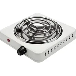 Avizar, Elektro-Kochplatte mobil 1000 W Ø21 cm, Weiß - Weiß