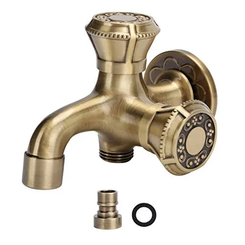 Antik Messing Wasserhahn für Garten und Küche in gold von Tomotato