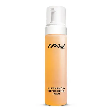 RAU Cosmetics Astaxanthin Cleansing & Refreshing Foam - cremiger Gesichtsreiniger mit Orangenduft